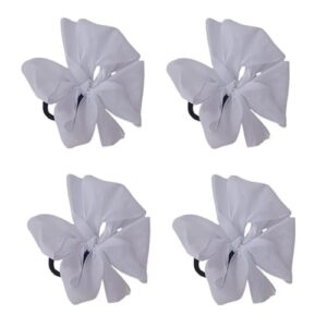 white diy school rubber band set of 2 for girls