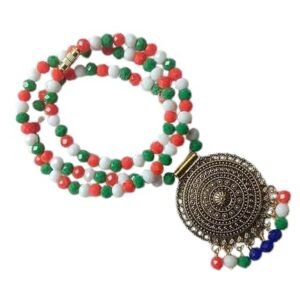 dress to match saffron white green alligator hair clip duo