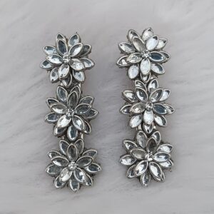 alligator hair clip β silver | strong hold elegant hair accessory for women & girls