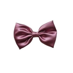 charming fabric stylish bow hair clip/back pin (3.07 inch) for girls and women – peach