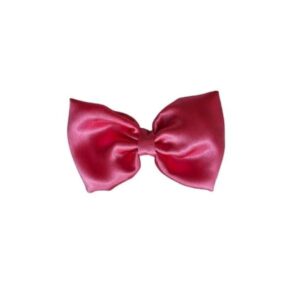 charming fabric stylish bow hair clip/back pin (3.07 inch) for girls and women – watermelon