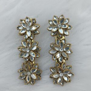 alligator hair clip β glass white | strong hold stylish hair accessory for women & girls