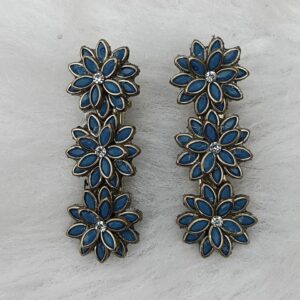 alligator hair clip β blue | strong hold stylish hair accessory for women & girls