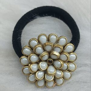 White Pearl Hair Tie